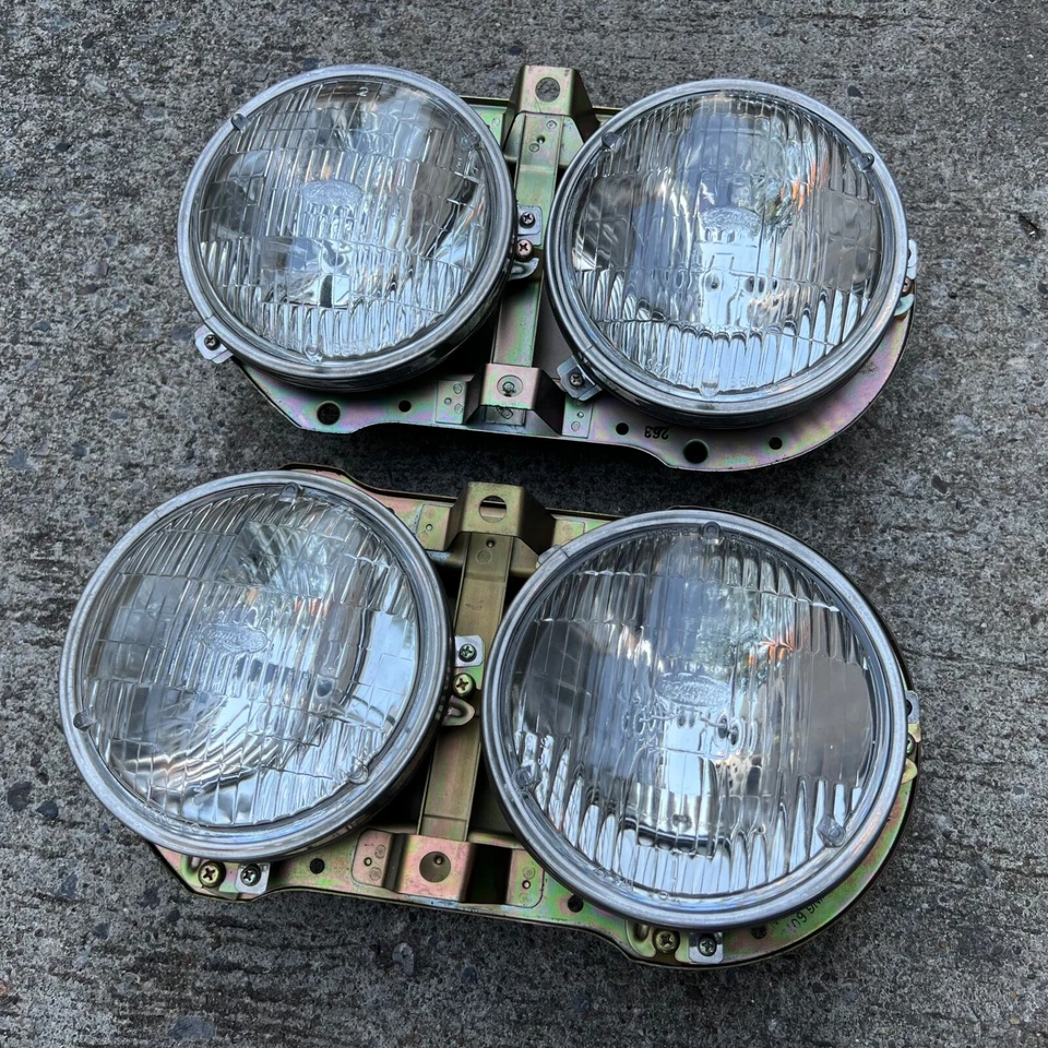 Juego de faros para camioneta DATSUN 520 pieza genuina NOS JAPÓN PAR Foto 2 de 4