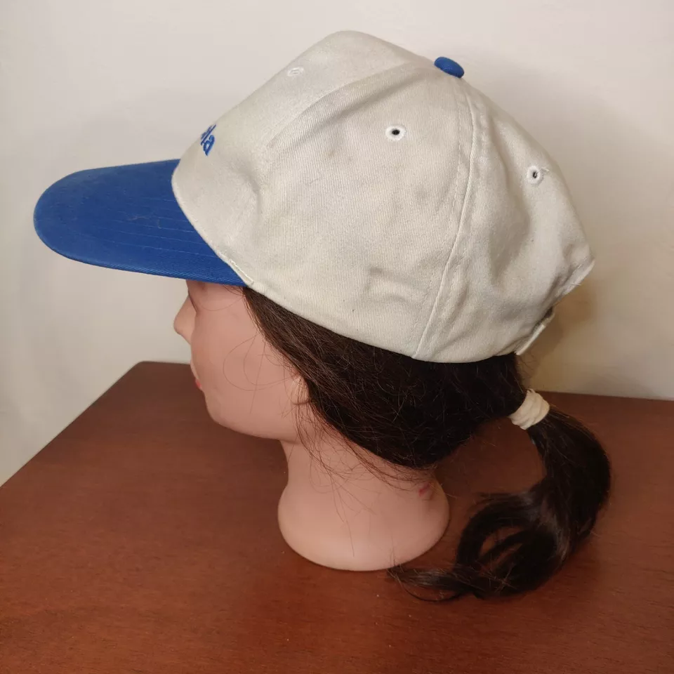 Gorra de béisbol vintage Pepsi-Cola ala azul tostado "The Joy Of Cola" ajustable. 2v Foto 2 de 4