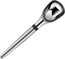 Ice Cream Scoop Stainless Steel Thickening Handle Ergonomic for Hard Ice Cream