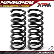 2x Federn Fahrwerksfeder Hinten für Mercedes-Benz C S204 Kombi mit Sportfahrwerk