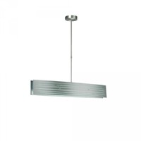 Massive Pendelleuchte Matto Uno 4X E14 Rechteck Chrom Verstellbar Industriedepot
