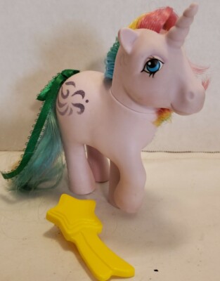 Vintage Hasbro My Little Pony G1 1983 WINDY RAINBOW UNICORN PONY  RAINBOW HAIR i