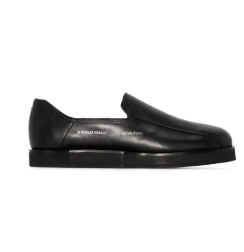 A-COLD-WALL Geometric Model 3 Loafers Black ACWUF040 Men's Size 11