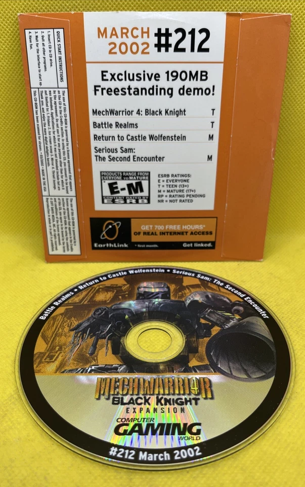 📦 MechWarrior 4: Black Knight Expansion (PC  CD-ROM, 2002, Demo Disc, CGW) - Image 2 of 4