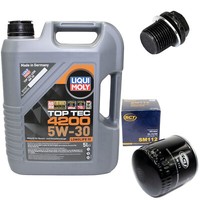 MotoröL Set 5W-30 5 Liter + ÖLfilter SM 112 + Schraube FüR Volvo 850 960 S70 V70