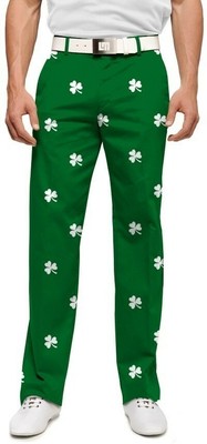 LOUDMOUTH GOLF Shamrocks StretchTech 