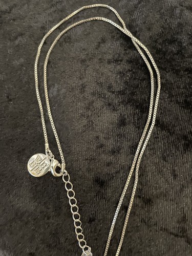 WHBM Menge 2 Lariat-Stil Halsketten goldfarben mit Lederquasten & Silberton - Bild 5 von 10