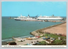 Cruise Ships Rosslare Harbour CO Wexford UK Ireland Postcard