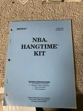 Original factory NBA JAM HANGTIME KIT   midway   arcade video game manual
