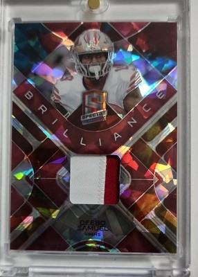 2023 Panini Spectra - Astral Brilliance Cracked Ice Deebo Samuel #BRI-DSA #32/40