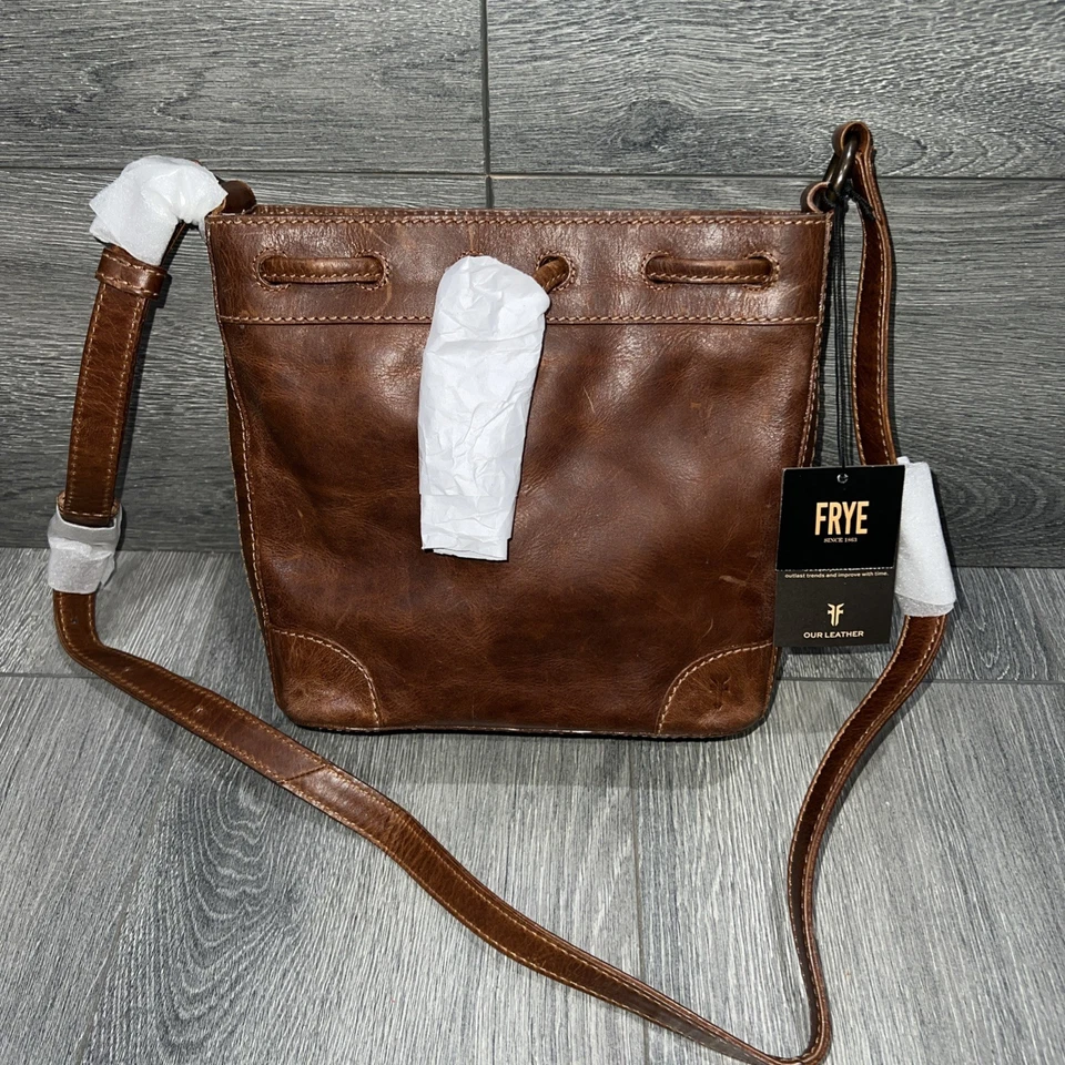 Bolso Cubo Frye Cuero Melissa Cordón Color Coñac B000498 Foto 3 de 4