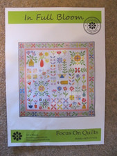 Patchwork Quilt Set zum Basteln "IN VOLLER BL&Uuml;TE" entworfen von Irene Blanck