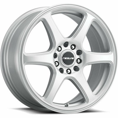 15x7 Raceline 146S Matrix 5x100/5x114.3 40 Silver Wheels Rims Set(4) 72.62