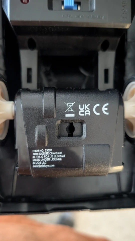 Jada Fast & Furious Dom's 1968 Dodge Charger F9 Widebody Black R/C  TESTED - Image 2 of 4