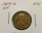 1909-S XF Lincoln Wheat Cent Key Date