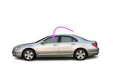 Fits: 2005-2008 Acura RL Driver Side Front Left Door Window Glass