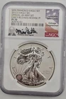 2012 S American Silver Eagle Reverse Proof Ngc Pf70 Mike Castle Signed
