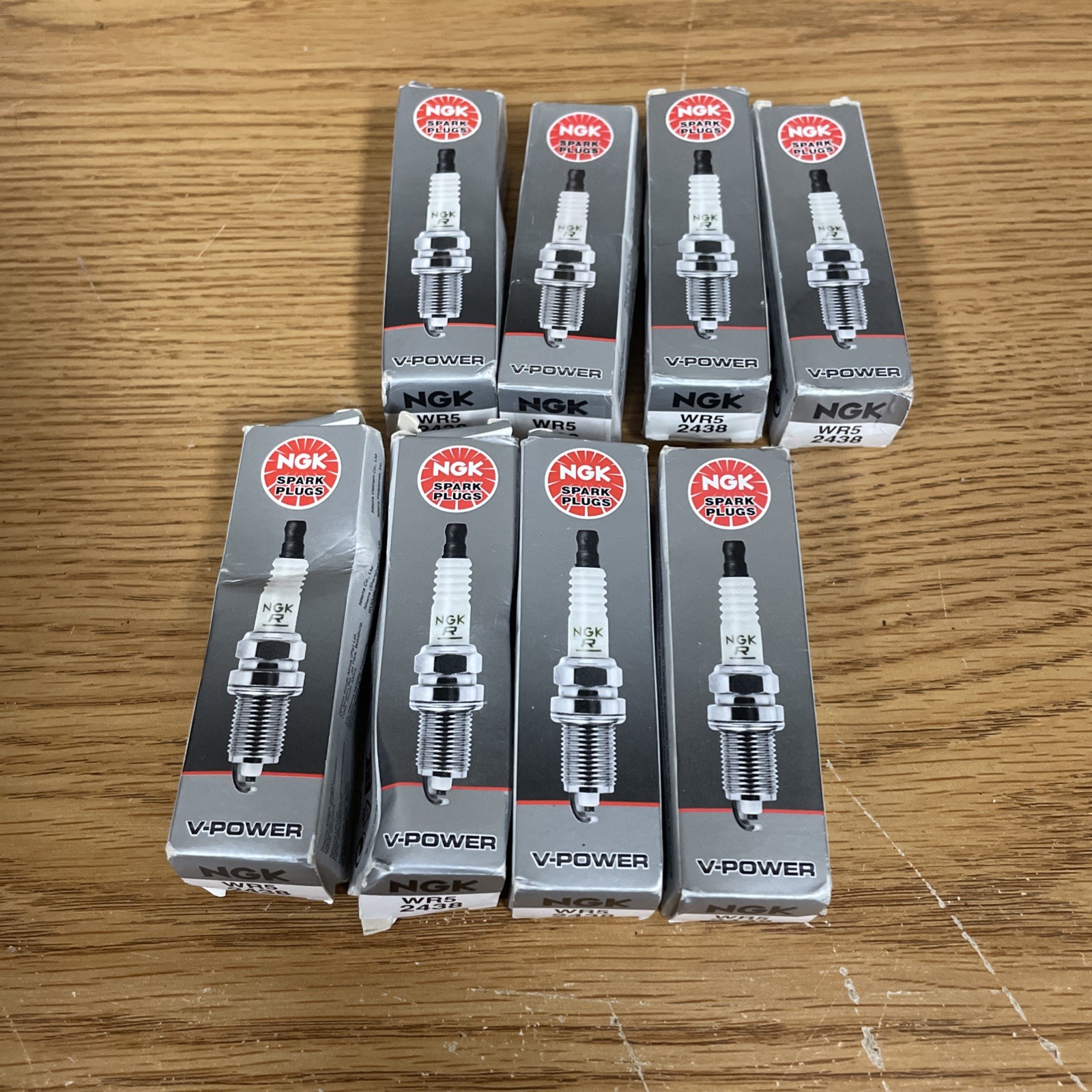 8 Plugs NGK WR5/2438 V-POWER PREMIUM SPARK PLUGS