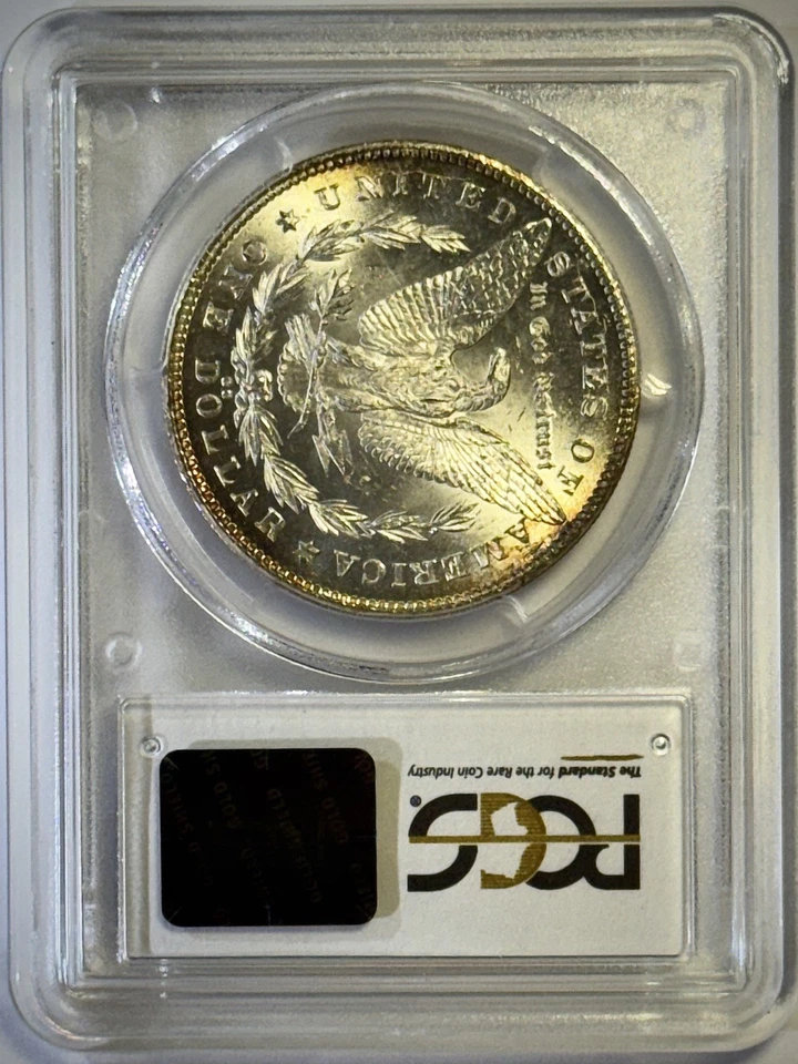 1878-CC (Mint Error) Morgan Dollar - PCGS MS63 - 85 Degree CW Rotated Dies - Image 2 of 4