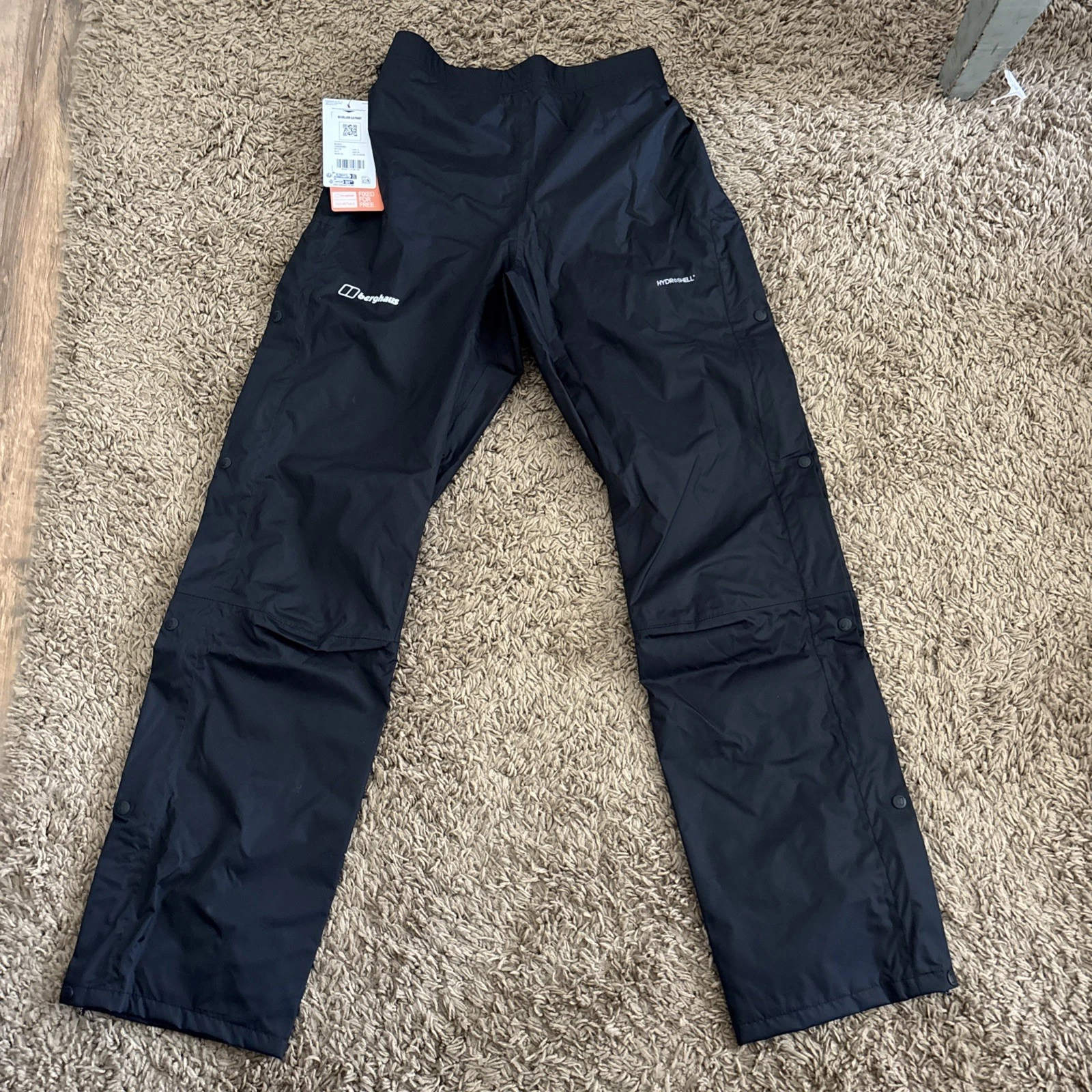 Berghaus mens Waterproof Active Pant Deluge 2.0 Pant Hydroshell Small Leg : 33