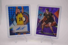 Walker Kessler 2 Card Lot - 2024 Topps Finest Auto & Numbered Parallel