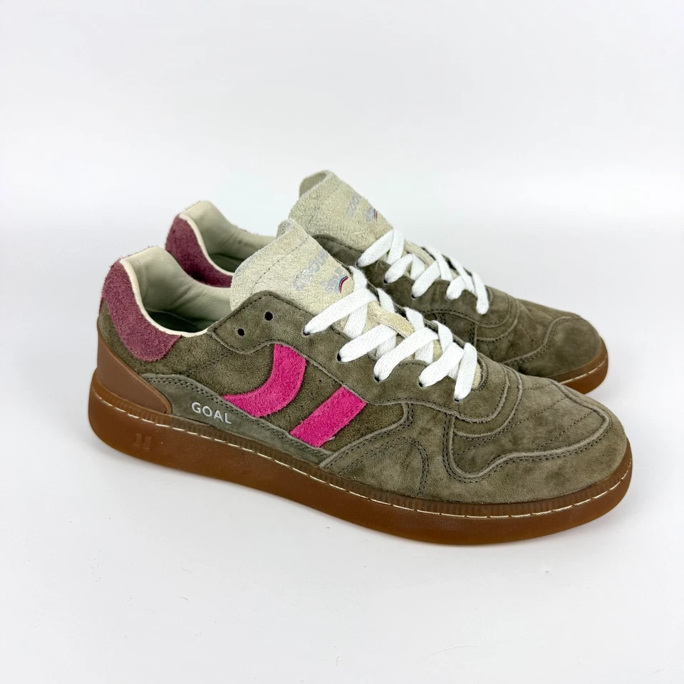 Zapatillas Coolway Goal Marrón Tierra Cuero Dividido EE. UU. Mujeres 10 / EE. UU. Hombres 7 NUEVAS Foto 3 de 4