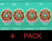 The Original Donut Shop REGULAR Medium Roast Ground Coffee 12 oz Bag - 4 PACK