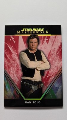 Topps Star Wars Masterwork HAN SOLO Pink Foil #1 - SER 25/25 LAST PRINT