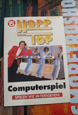 Hopp oder Top (PCSL 1989) Commodore C64 (Cover, Manual, Disk) 8-bit works