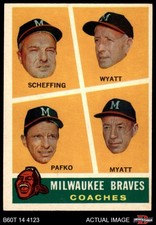 1960 Topps #464 Bob Scheffing Braves Coaches COACH 4 - VG/EX