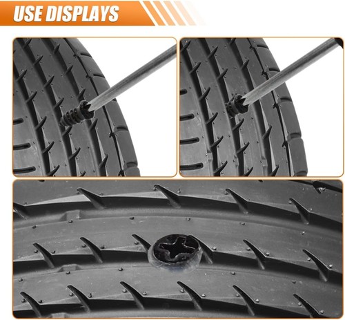 Heavy Duty Tire Repair Nails 60PCS Air Tight Seal For All Tubeless Tires w/tool - Picture 15 of 16