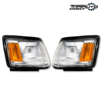 Fit Toyota Corner Lamp Marker Light Pair Front For Corolla AE82