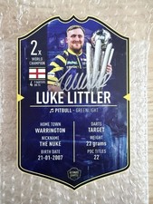 Luke Littler 2026 2x World Champion Ultimate Darts Card Signed (Sold Out)