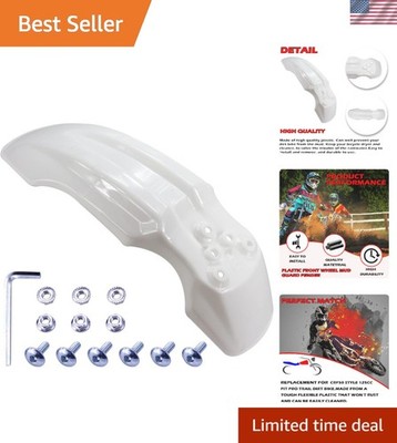 Durable Plastic Front Fender for 125CC Pit Pro Trail Dirt Bike - Easy Install