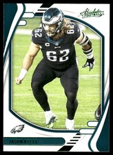 Jason Kelce 2021 Panini Absolute #77 Eagles NFL READ FREE SHIPPING AutographDen