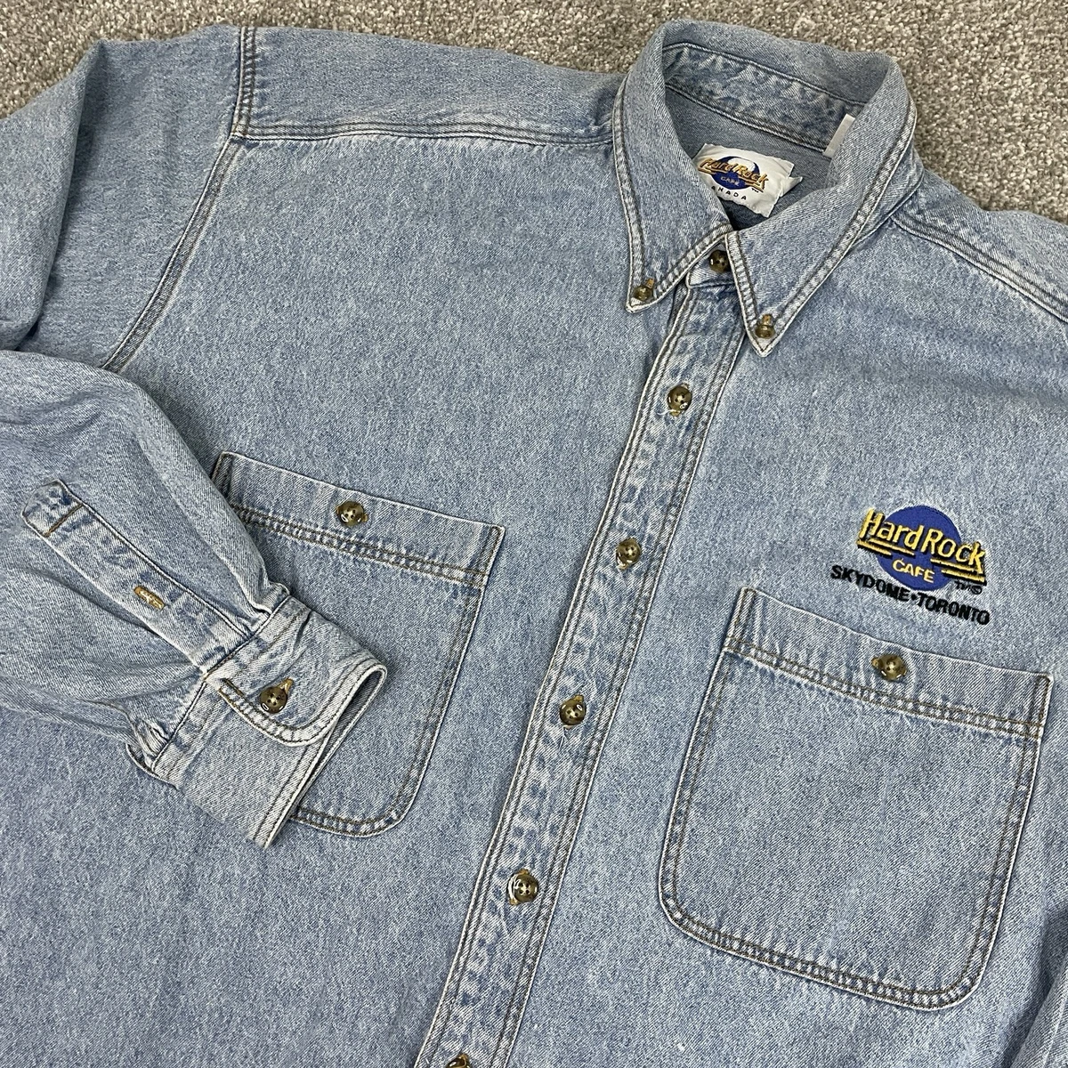 Hard Rock Cafe Casual Button-Down Shirts for Men for sale | eBay