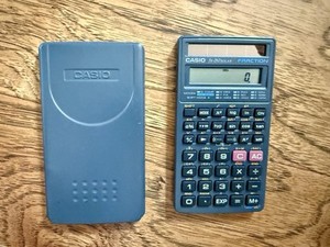 Casio FX-260 Solar Fraction Scientific Calculator + Slide Case