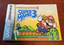 Gameboy Instruction Booklet - Super Mario Bros 3, Super Mario Advance 4