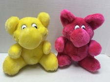 Vtg Kodak Kolorkins Stuffed Animals Plush Toys Lot Of 2 Shutter Rewind
