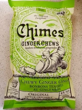 Chimes Ginger Chews Chewy Candy, 16 oz