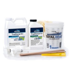 High-Strength Epoxy Resin for Boat Building - Quart