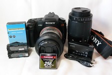 Sony Alpha A300 10.2MP Digital SLR Camera - WITH 2 LENSES