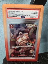 PSA 10 Franky (CS 2023 Celebration Pack) OP01-021 One Piece Championship Promo 