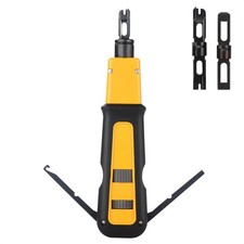 Punch Down Tool with 110 66 Blade, RJ45 Ethernet Punch Tool for 8, 7, 6A5844