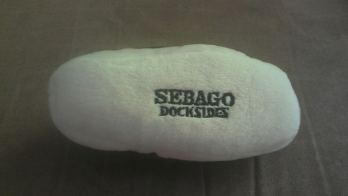 SEBAGO DOCKSIDES SHOE SHAPED BEANBAG PLUSH 6" - Picture 4 of 4