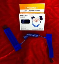 HYDERON Child Safety Anti-lost Wrist Link Child Strap BRACELET Age 1+ Up,Blue