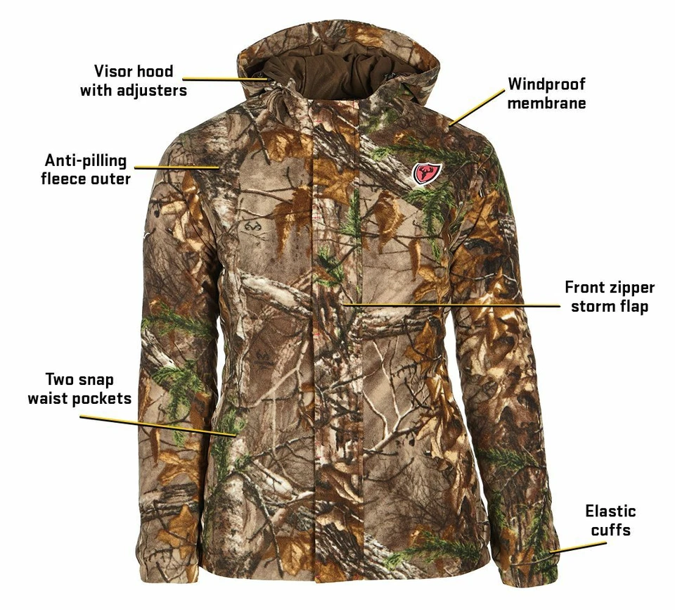 Scent Blocker Women's Sola Windtec Insulated Jacket (Realtree Xtra, Small ) - Image 3 of 4