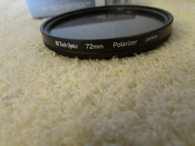 NOS HI TECH OPTICS 72MM Polarizer FILTER BX -AB - Image 2 of 3