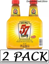2 PACK - Heinz 57 Sauce 20 oz Each (Total 40 oz)