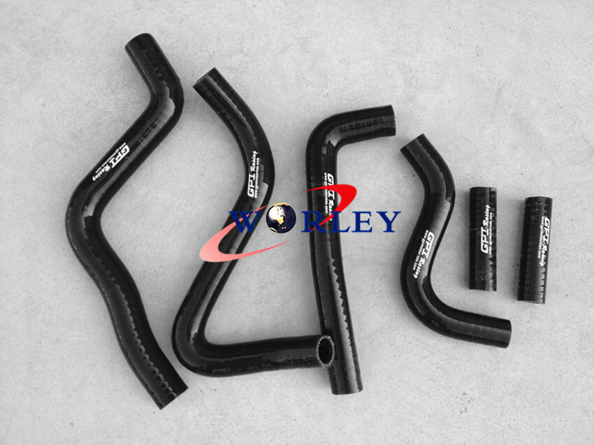 GPI Racing Silicone Radiator Hose Kit – For Kawasaki KX250 (1999, 2000, 2001, 2002)